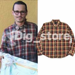 レア ジョニーデップ着用 チェック ネルシャツ ヴィンテージ S - メルカリ