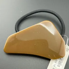 【新品】定価1650円 ヘアアクセサリー ヘアゴム ブラウン 大きめ キレイ 上品 可愛い◆