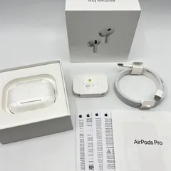 【美品】Apple AirPods Pro 第2世代 MagSafe充電ケース(USB-C)付き MTJV3J/A ワイヤレスノイズキャンセリングイヤホン エアポッズ プロ エアーポッズ 本体