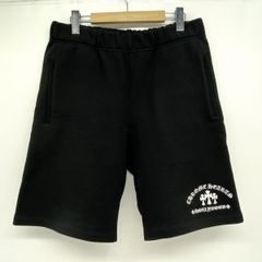 クロムハーツ ハーフパンツ レザーパッチY NOT SWEAT PANTS美品 - メルカリ