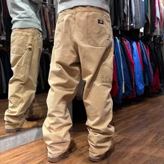 USA古着 Dickies ディッキーズ ペインターパンツ ダック地 W216DEK ワークウェア ブラウンダック ワークパンツ