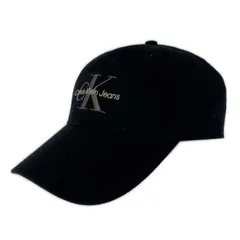 Calvin Klein Jeans カルヴァンクラインジーンズ ロゴ刺繍キャップ sizeOS/ブラック