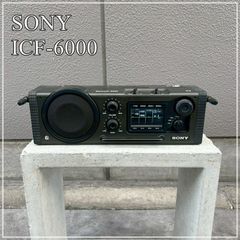 【ジャンク】SONY 4バンドBCLラジオ スカイセンサー ICF-6000 昭和レトロ ヴィンテージ【CA1115-3】