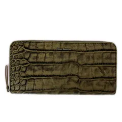 Paul Smith ポール・スミス 型押し ラウンドファスナー長財布/ベージュ