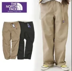 ノースフェイス パープルレーベル バイ ナナミカ ツイル ワイドパンツ ブラック 30
