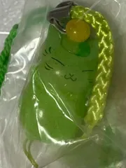 e❌夏目友人帳❌　B. ニャンコ先生　黄緑色　フィギュアストラップ