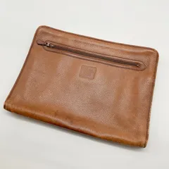 RD2 Burberrys バーバリー レザー クラッチバッグ ビジネスバッグ セカンドバッグ ブラウン