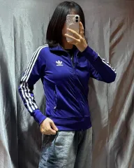 XS アディダス ファイヤーバード ウィメンズ パープル トラックジャージ
