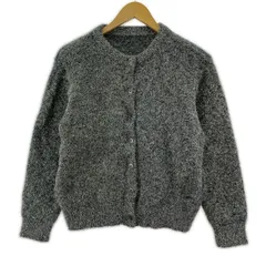 SIMPLICITE シンプリシテェ ラメ ニットカーディガン size表記なし/グレー×シルバー