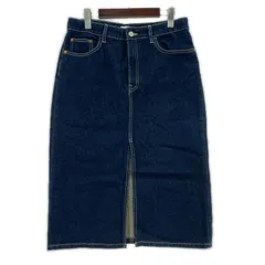 ZARA ザラ フロントスリット デニムスカート sizeEUR L/インディゴ
