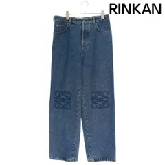 【希少】LOEWE ジーンズ　Navy CulotteJeans デニム　ロエベ 希少】LOEWE ジーンズ Navy CulotteJeans デニム ロエベ