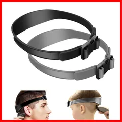 【即発送】カーブシリコンバンド メンズヘアカットガイド 調整可能なヘアトリミングガイド リコン散髪ベルト カーブシリコンバンド ヘアカットガイド ヘアカットガイド 簡単かつ迅速な トリム ヘアカットベルト【2個入り】 ツール