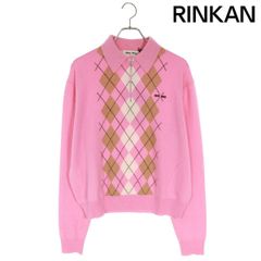 ミュウミュウ 22SS MMF545 1Z4K フローラルパターンモヘアニット