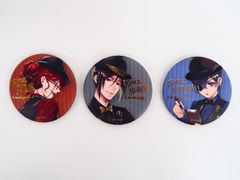 3点セット/シエル/セバスチャン/グレル 缶バッジ 黒執事 Black Label