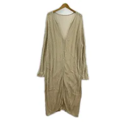 LOWRYS FARM ローリーズファーム 透かし編み ロングカーディガン sizeF/アイボリー