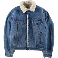 古着 ~90年代 リーバイス Levi's 中綿入り デニムボアジャケット USA製 メンズL相当 ヴィンテージ/eaa601806