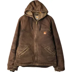 古着 カーハート Carhartt シエラジャケット 中綿入り ダックフルジップパーカー メンズM相当/eaa600356