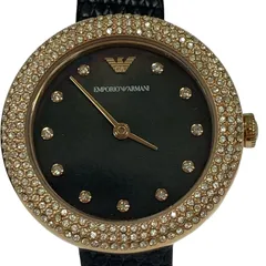 EMPORIO ARMANI エンポリオアルマーニ 腕時計/ブラック系