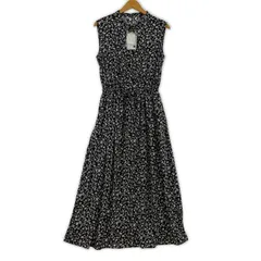 美品  Rope Picnic ロペピクニック  タグ付き 総柄ワンピース size38/ブラック系