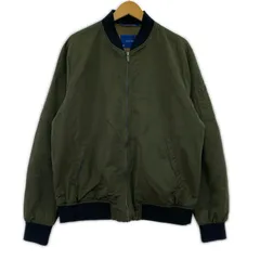 ZARA MAN ザラマン MA-1ジャケット sizeEUR XL/カーキ×ブラック