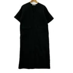 BEAUTY & YOUTH ビューティ&ユース ユナイテッドアローズ エンボス加工ワンピース sizeＭ/ブラック