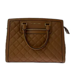 Michael Kors マイケルコース ストラップ付２WAYキルティングハンドバッグ/ブラウン