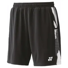 YONEX(ヨネックス) メンズニットハーフパンツ テニス・バドミントン ウェア（メンズ） -15175、(007)ブラック