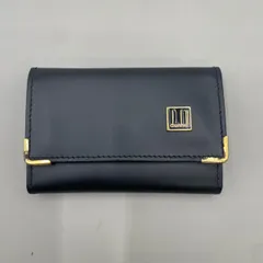 新品未使用　タグ付き　Dunhill ダンヒル　キーケース　6連　レザー　金金具　ロゴ　黒　ブラック