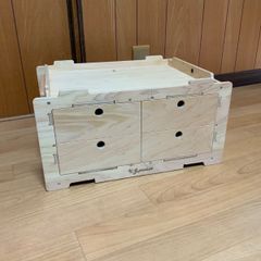 biblio philic ブックコンテナ カート付き - メルカリ