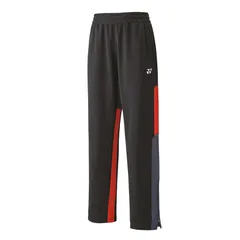 YONEX(ヨネックス) ニットウォームアップパンツ(フィットスタイル) 硬式テニス ウェア トレーニングシャツ 60139、(007)ブラック
