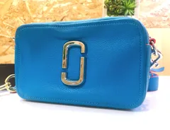 【3122】マークジェイコブス ショルダーバッグ ソフトショット21 M0014591 446 ブルー ショルダーベルト2個付き レザー MARC JACOBS