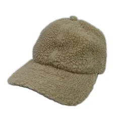 中古 ニューエラ NEW ERA キャップ 9TWENTY ベージュ ボアフリース ベーシック 無地