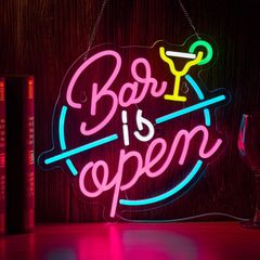 ネオンサイン bar open 壁掛け ネオンイト ハイネケン LEDネオンサイン