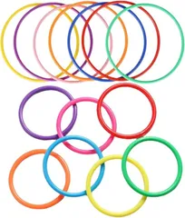 I'm so happy 輪投げ 輪っか 玩具 縁日 屋台 ゲーム イベント レクリエーション 高齢者 20個セット (アソート,  15cm)