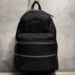 ✨MARC JACOBS マークジェイコブス リュック ナイロン ブラック 大容量 収納多め ユニセックス バックパック✨　00059