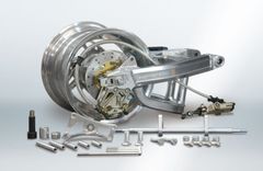 シャリー用 5cmローダウン＆ディスク付 純正タイプフロントフォーク