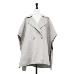 JOURNAL STANDARD relume ジャーナルスタンダード ベスト ベージュ サイズ:FREE | 24秋冬 ウール ナイロン リバーベスト / ポンチョ | チェスター ワイド ドロップショルダー スリット | トップス【レディース】【中古】