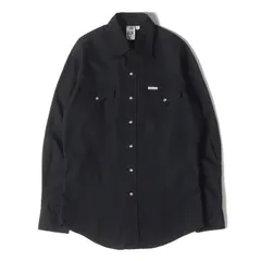 U.S.VINTAGE 70s 無地 ウエスタン ボタンシャツ | KENNINGTON | ブラック 黒 | サイズ:M | 70年代 古着 ヴィンテージ | トップス カジュアルシャツ 長袖【メンズ】【中古】