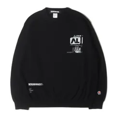 【新品】NEIGHBORHOOD ネイバーフッド ニット ブラック 黒 サイズ:L | 25AW out stand IN グラフィック ニット セーター (CREWNECK SWEATER) | トップス プルオーバー【メンズ】のサムネイル