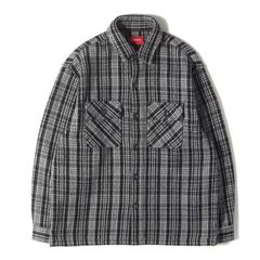 Supreme ネルシャツ キルティング - メルカリ