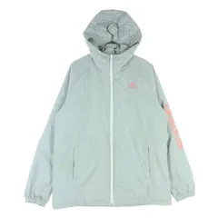 adidas アディダス フード付 中綿ジャケット XL グレー レディース 古着