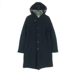 nume ヌメ 日本製 長袖 コート 2 ブラック フーディー レディース 古着