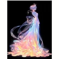 【キット】ダイヤモンドアートペイントキットセーラームーンオーロラシルエット