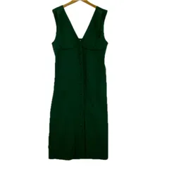 SENSE OF PLACE センスオブプレイス アーバンリサーチ   ジャンパースカートワンピース sizeOne-C/グリーン