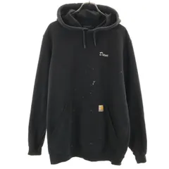 Carhartt カーハート 長袖 スウェットパーカー M ブラック メンズ 古着