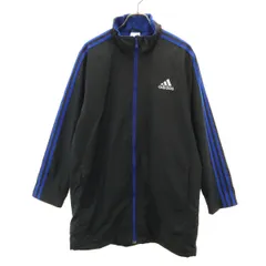 adidas アディダス 中綿コート 160 ブラック キッズ 古着