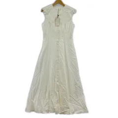 LILLIAN CARAT リリアンカラット タグ付き フラワー刺繍ワンピース size2/オフホワイト