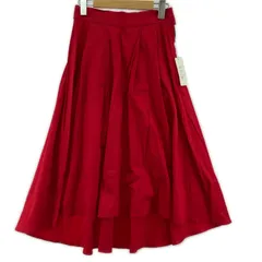 美品 CLEAR IMPRESSION クリアインプレッション タグ付き ロングスカート size1/レッド