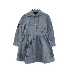 POLO RALPH LAUREN　ポロ ラルフローレン プリントワンピース size4/ブルー系