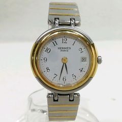 t*9様 HERMES クリッパー コンビ クォーツ 腕時計 - メルカリ